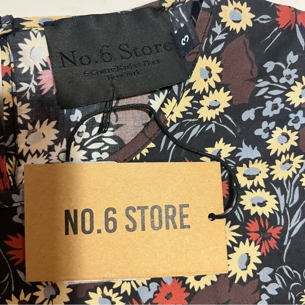 NO. 6 STORE Floral Dress Size 3/ Large - Picture 6 of 9